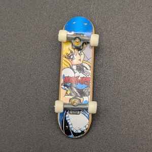 Vintage Tech Deck Hook-ups Mini Skateboard 57mm Anime Girl Fingerboard XConcepts